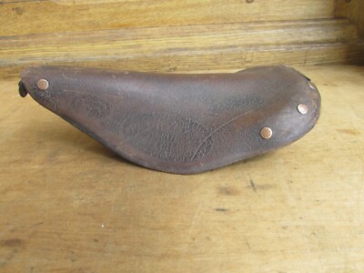 SELLE PRYMA 75 RARE SADDLE LEATHER RANDONNEUSE HERSE SINGER PEUGEOT EUR 50,00   FR