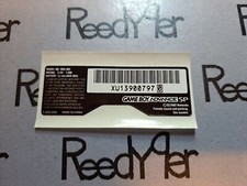 GBA SP AGS-001 sticker replacement new back decal Gameboy Advance SP Game Boy