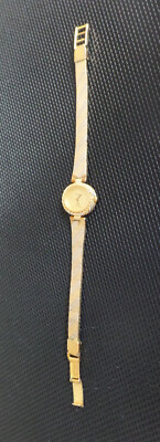 Schöne Gold/silberfarbene Regent Damen Uhr 3ATM wasserfest