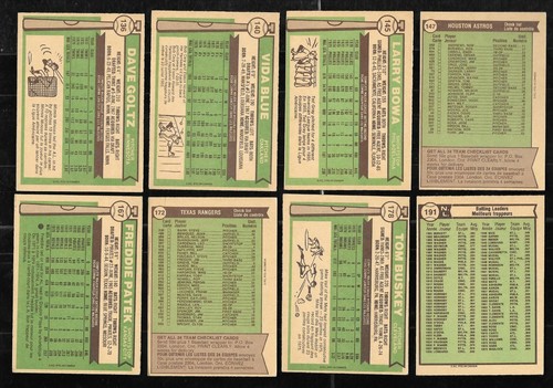 1976 OPC O PEE CHEE TOPPS 133-264 MLB BASEBALL CARD ERROR & VARIATION SEE LIST - Picture 67 of 245