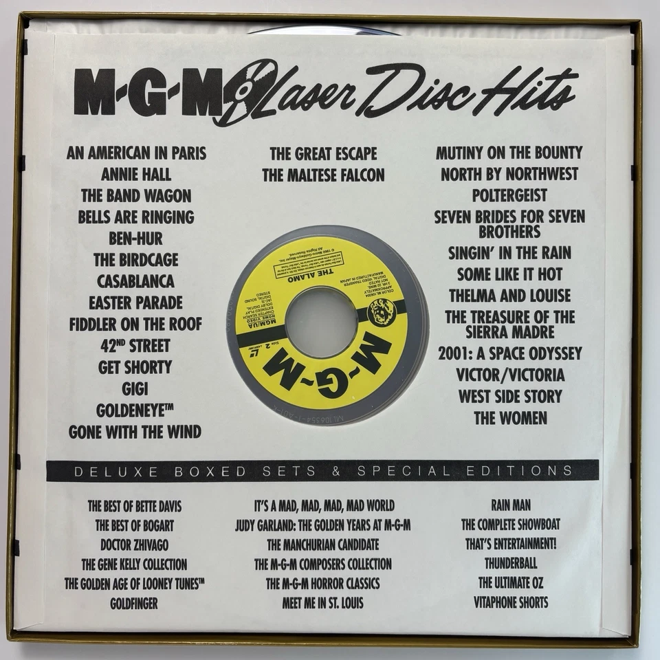 THE ALAMO (1960) Laserdisc UNCUT Roadshow Version AC3 John Wayne RARE VG+ - Image 4 of 4