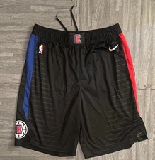 Nike Authentic LA Clippers NBA Team Issued Game Used Basketball Shorts Men 42 XL