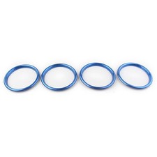 Interior Air Vent Outlet Trame Ring Cover Trim Blue Fit Audi A3 S3 Q2L 8V 12-19