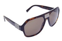 DOLCE & GABBANA DG4433 502/73 58mm Men Womens Sunglasses Large Square DARK BROWN