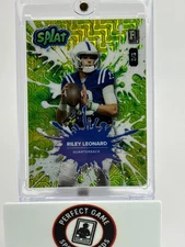 🔥Riley Leonard 2025 Wild Card Splat Pro Uni MOJO RC /3 - COLTS