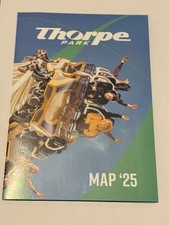 Thorpe Park 2025 Theme Park Guide Map New