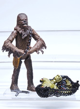 CHEWBACCA with Battle Damaged C-3PO (With Light Up Eyes) lose komplett mint