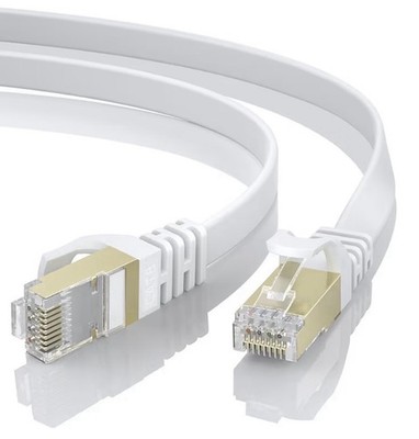 CAT 8 Ethernet Kabel 0,5m 40GBPS 2000MHZ Heavy Duty High Speed Kabel CAT 8 RJ45