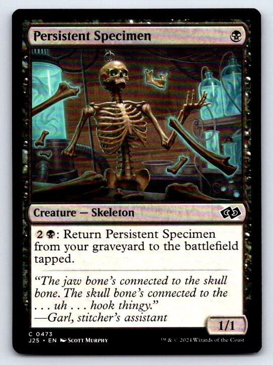 Persistent Specimen 473 Common Foundations Jumpstart Magic: The Gathering