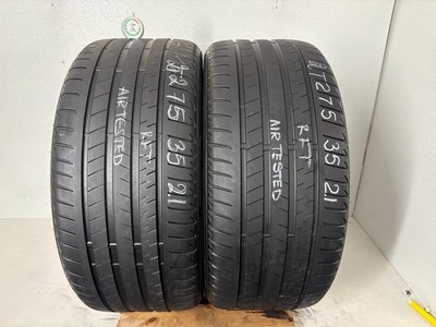 NO SHIPPING ONLY LOCAL PICK UP 2 Tires 275 35 21 Bridgestone Alenza 001 RFT
