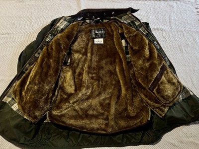 Barbour A205 Wax Border Jacket Field Country Hunting Outdoor Mens