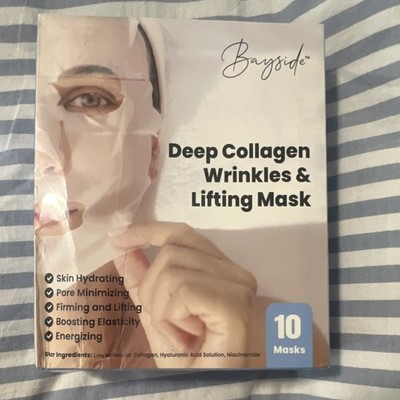 Bayside Deep Collagen Lifting Face Mask Hydrating Firming 10 Masks