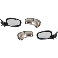Power Mirror For 2005-2010 Chrysler 300 Heated Chrome Manual Folding Set Of 2