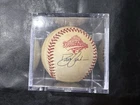 Dave Justice Braves Autographed League Baseball 1992 World Series
