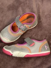 Plae Girls Emmie Mary Jane Shoes Size 10 Pink Shimmer