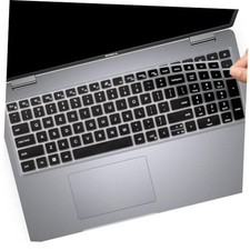 Keyboard Cover for Dell Latitude 3550 3540 5550 5540 5520 5521, Precision Black