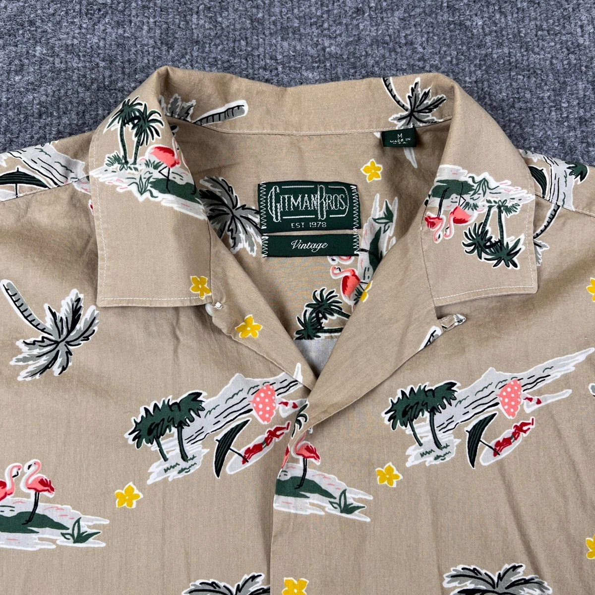 Gitman Bros. Hawaiian Casual Button-Down Shirts for Men for sale 