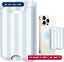 Stripe Magnetic Wallet for Magsafe Compatible with iPhone 17/16/15/14/13/12 Seri