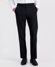  135 Alfani Men's Black Slim Fit Stretch Solid Suit Dress Pants 32 x 32 pjl3126b