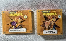 2023 McDONALD'S Crash Bandicoot Crash Team Rumble Game 4 and 6 Lot Of 2