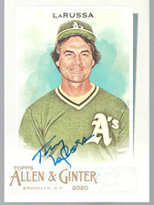 2020 Allen & Ginter TONY LARUSSA Cardinals Signed Autographed Card HOF