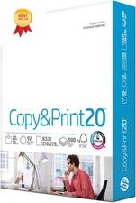 HP Printer Paper | 8.5 x 11 | Copy &Print 20 1 Pack | 500 Sheets, White 
