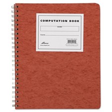 Computation Book, 4x4 Quad Ruled, 76 Sheets, 11-3/4" x 9-1/4"