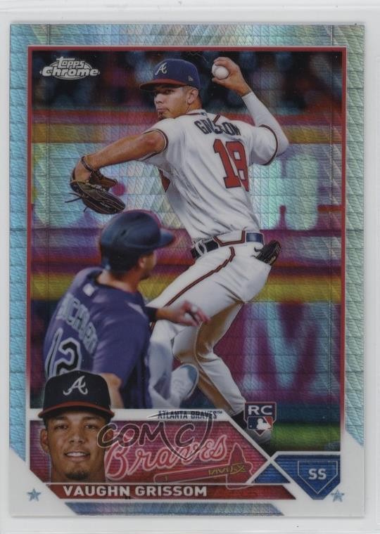 2023 Topps Chrome Prism Refractor Vaughn Grissom #48 u0u