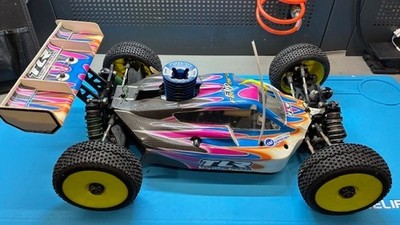 Losi eight 2.0 EU, NVision NVB 521R Race NEW, Case, Starter, Spares,Tires 1/8 TT
