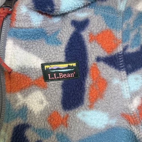 Chaqueta polar con cremallera LL Bean para niños pequeños talla 2T - Imagen 2 de 13