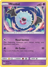 Woobat 87/236 Common SM - Cosmic Eclipse Pokemon NM/LP