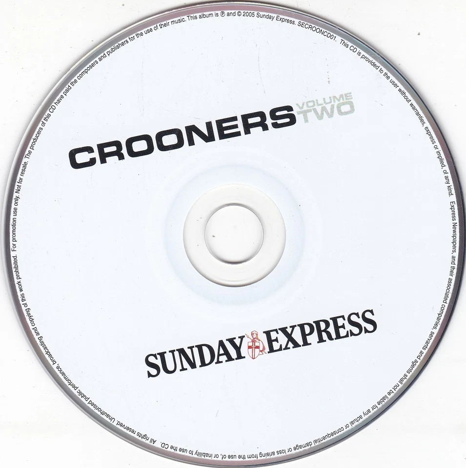 CROONERS Volume Two ( SUNDAY EXPRESS Newspaper CD ) - Bild 3 von 3
