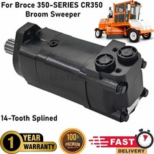 Hydraulic Motor 305943 for Broce 350-SERIES CR350 Broom Sweeper 14-Tooth Splined