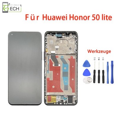 Für Huawei Honor 50 lite / Nova 8i X20 LCD Display mit Rahmen Touch Screen B...