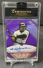 2024 Topps Luminaries Reggie Jackson HRK-RJ3 Purple 2/3 Autograph Home Run Kings