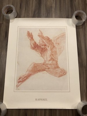 Raphael Red Chalk Print Santa Maria Del Popolo 1994 Graphique De France Oxford
