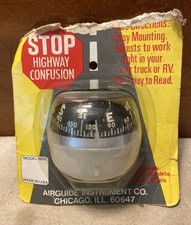 Vintage 1973 Airguide Auto Compass Model 1609 - Nos