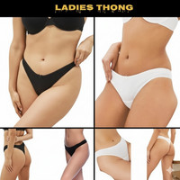 6 Pack Ladies G-String Thongs Seamless Cotton Underwear Soft Briefs Panties