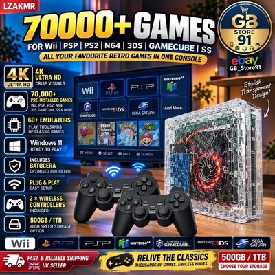 NEU X9 Retro Mini Game Box Super Konsole 4G RAM integrierte 70000+ Spiele Emulatoren 