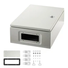 16x12x6'' Carbon Steel Electrical Enclosure IP65 Wall Mount Junction Box