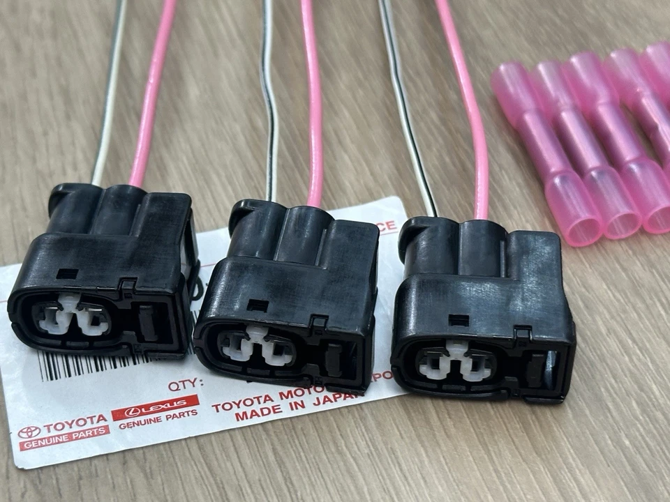 GENUINO 1996-2001 3x Paquete de bobinas de encendido OEM Conectores Juego de coletas Foto 3 de 4