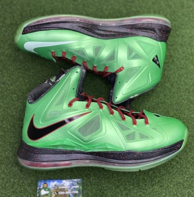 SIZE 12 - 2012 Nike LeBron X Cutting Jade (541100-303) Green Black FAST SHIPPING