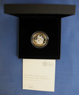 2020 Silver Proof £2 coin "The Mayflower Voyage" in Case with COA
