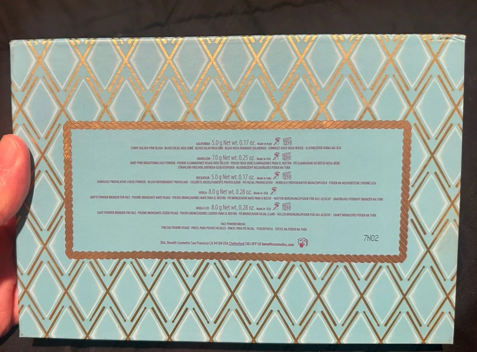 Paleta Benefit CHEEK PARADE (Hoola-Hoola Lite-Rockateur-Diente de León-Galifornia) Foto 3 de 3