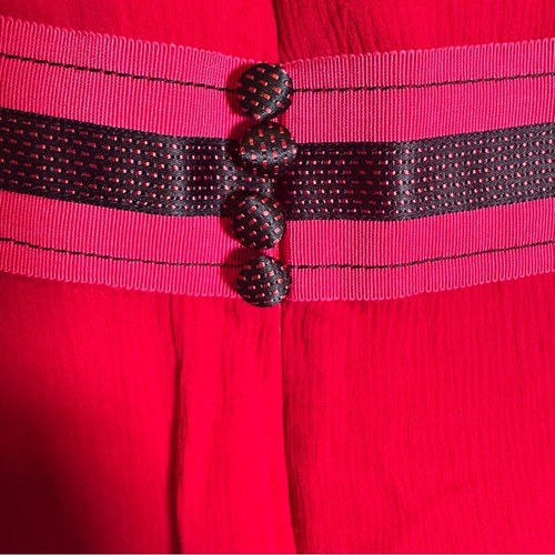 Carolina Herrera rotes trägerloses Seidenkleid Damen 8 festliches Kleid Designer Luxus - Bild 6 von 12