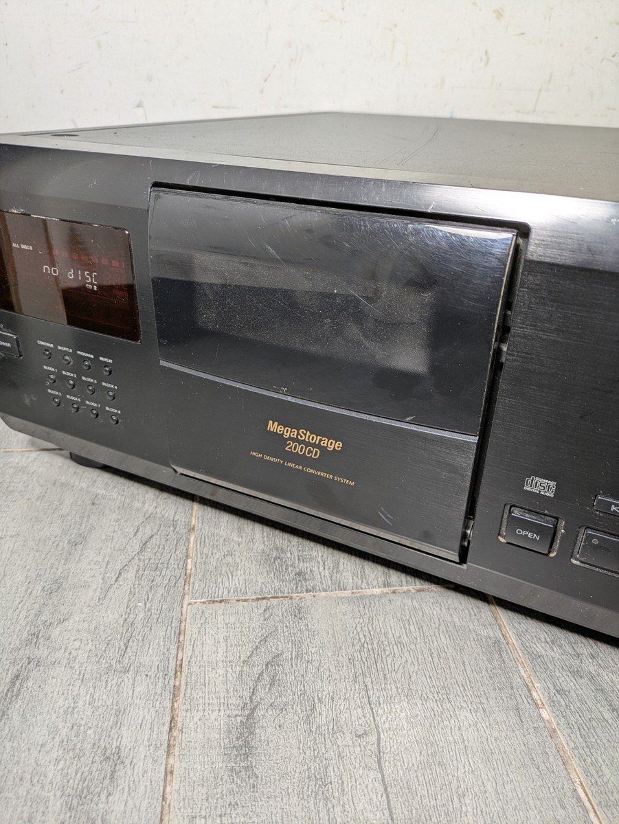 SONY Mega Storage 200CD ＣＤプレーヤCDP-CX200F Sony CDP-CX200 MegaStorage 200 CD Changer Player – VCR-DVD.com