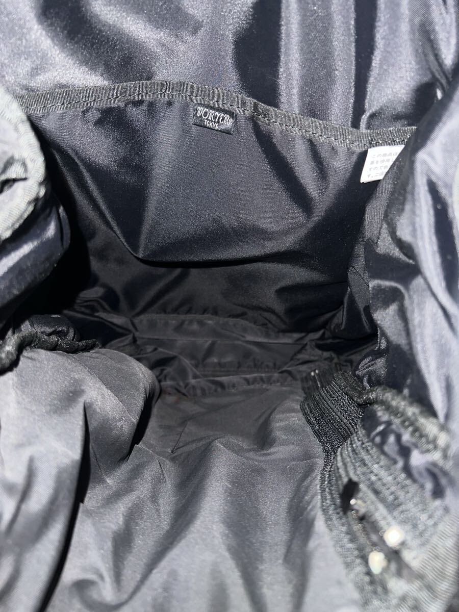 porter backpack progress leather black Backpack L… - image 5