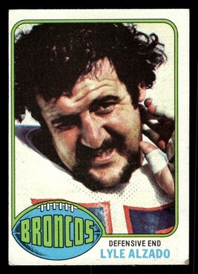 1976 Topps Lyle Alzado #217 - Denver Broncos - VG