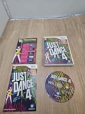 Just Dance 4 (Nintendo Wii, 2012) Complete In Box Tested Working  