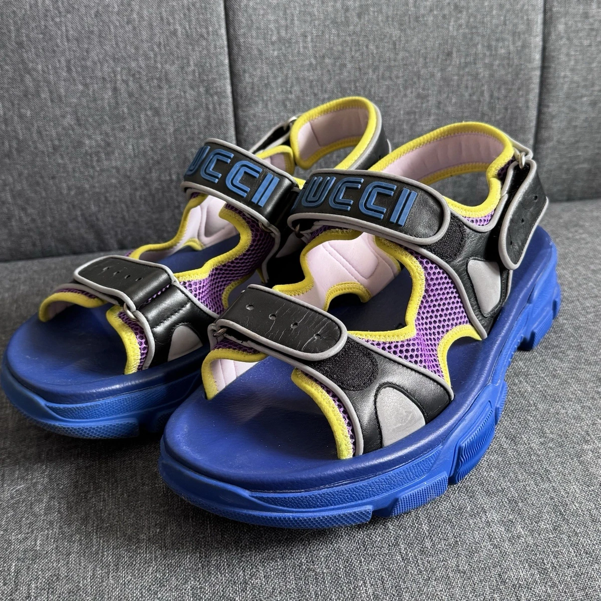 Gucci Blue Sandals for Men for sale | eBay